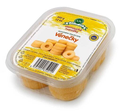 Olomoucké tvarůžky Věnečky 350 g - Tvarůžky
