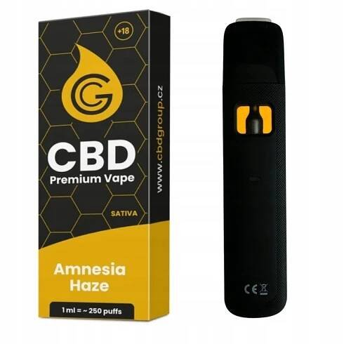 VAPORIZÉR CBD POD JEDNORÁZOVÝ AMNÉZIUM HAZE 720 mg 1 ml destilát CBD CCELL