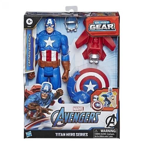 Figurka HASBRO KAPITÁN AMERIKA RAKETOMET BLAST GEAR E7374