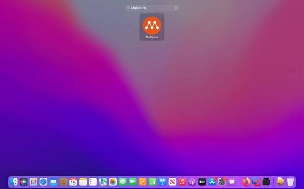 Launch the Multipass application