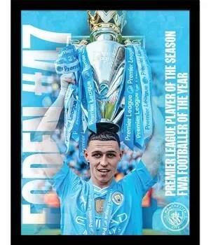Manchester City obrázek v rámečku Foden Framed Picture 30 x 10 Manchester City official TM-05386