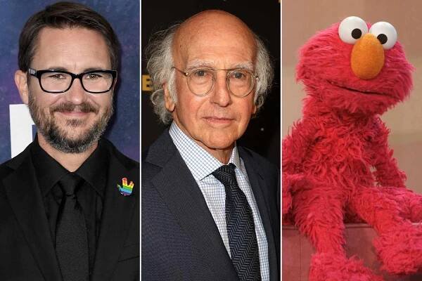 Will Wheaton, Larry David, and Elmo