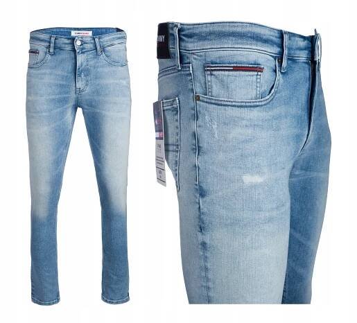 Tommy Hilfiger DM0DM13154 1AB pánské džíny zúžené