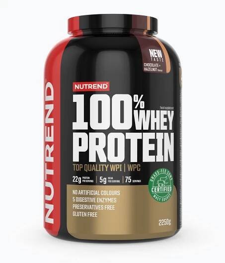 Syrovátka Nutrend 100% Protein 2250g čokoláda-ořech VS-032-2250-ČLO