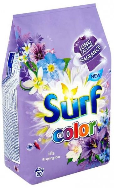 SURF Color prací prášek Iris&Spring Rose 20 pracích dávek
