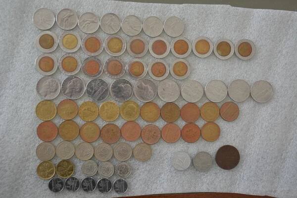 Soubor italských lir - Numismatika