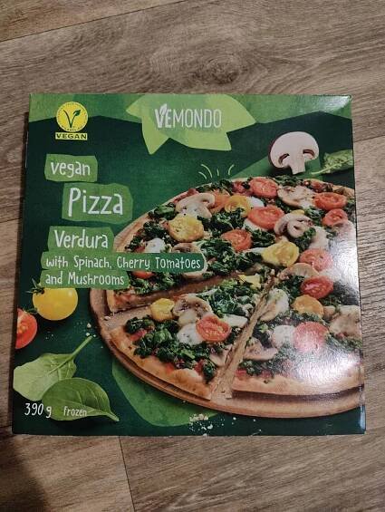 Podrobné informace o potravině Vegan pizza