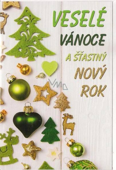 Nekupto Přání k Vánocům Veselé Vánoce 96 3388 J - VMD drogerie a parfumerie
