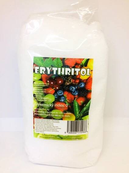 Erythritol ovocný cukor 1kg Najtelo - NanaCelia.sk