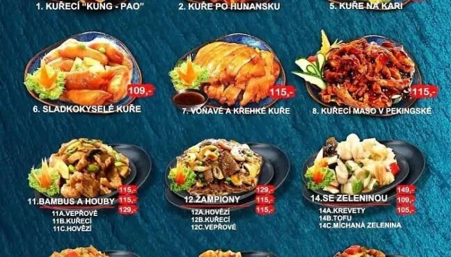 Kyoto Running Sushi -  Menu - Mladá Boleslav Ii
