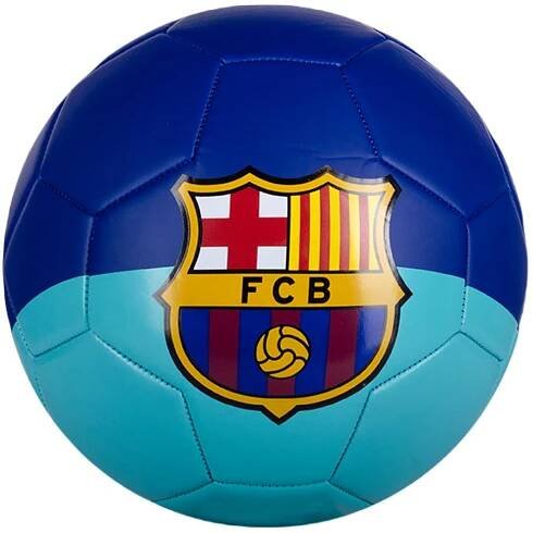 FOTBALOVÝ MÍČ FC BARCELONA TYRKYSOVÁ VELIKOST 5