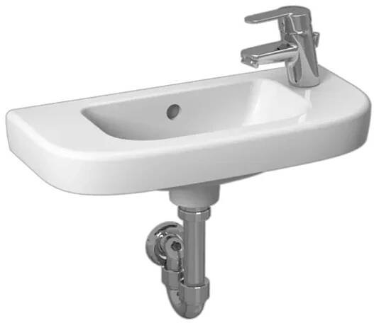Jika Umývátko Deep 50 cm pro baterii vpravo bílá