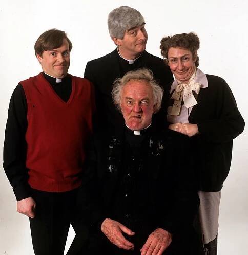 Ardal O'Hanlon, Dermot Morgan, Frank Kelly, Pauline McLynn - Father Ted - Promo