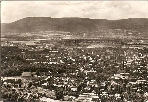 TEPLICE - pohled z Doubravky - Pohlednice místopis