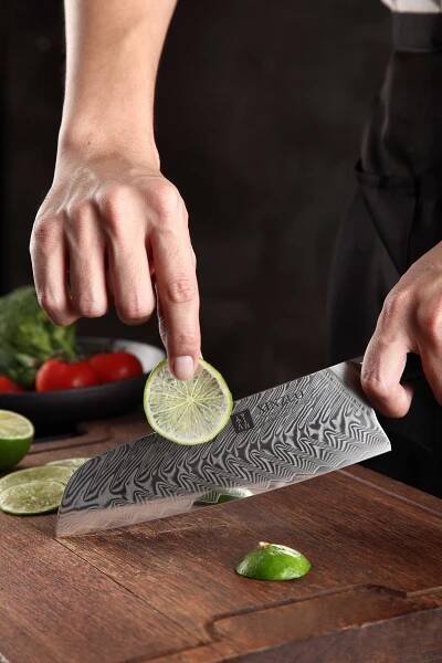 Santoku nůž XinZuo Feng B32 7.3"