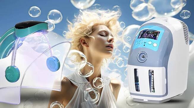 Kosmetický přístroj s kyslíkovou terapií BeautyRelax Oxygen Max Performance