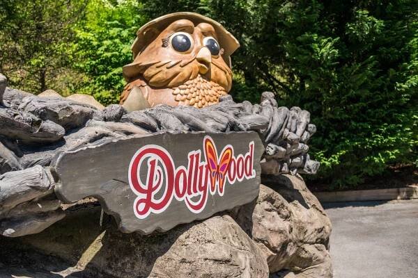 Welcome Sign at Dollywood, Tennessee