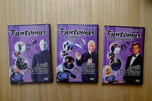 DVD kolekce Fantomas - nové, zabalené - Film