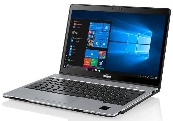 Fujitsu Lifebook S938 - otevřený, pravý bok
