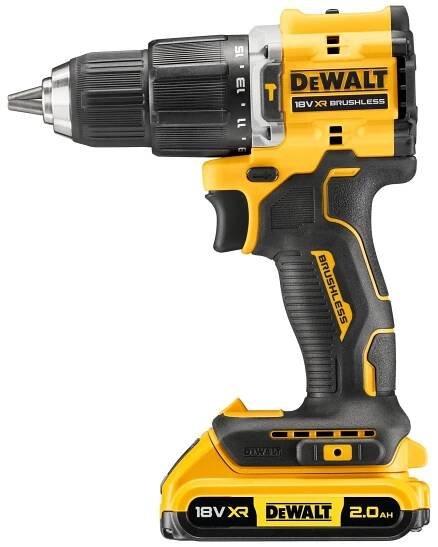 Vrtačka AKU příklepová DeWALT DCD100YD2T-QW 18V XR 2Ah Li-Ion | PRO-DOMA - Stavebniny PRO-DOMA | Váš dodavatel stavebních