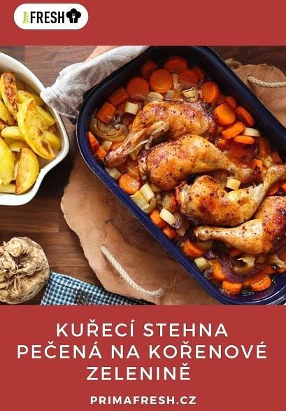 Kuřecí stehna pečená na kořenové zelenině – večeře z jednoho pekáče, na které si pochutná celá rodina | Yemek Tarifi