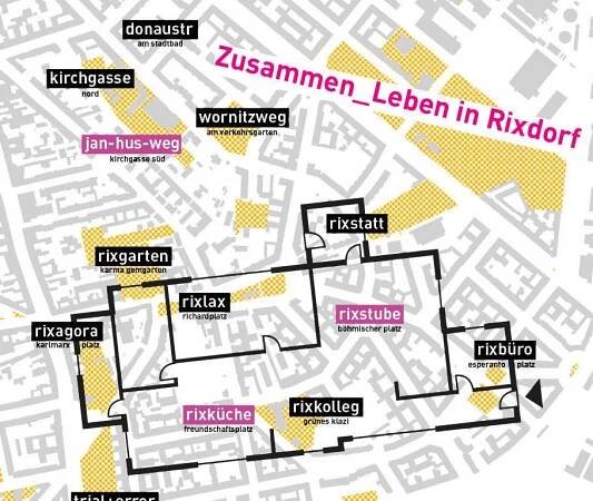 Wohnungsgrundriss über Rixdorf
