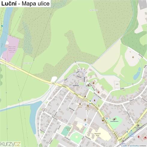 Luční - mapy | Kurzy.cz