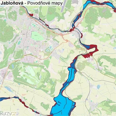 Jabloňová - mapy | Kurzy.cz