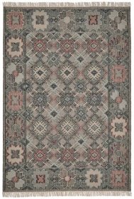 VESTERVIG koberec, hladce tkaný, ručně vyrobené barevné/diamantový vzor, 160x230 cm - IKEA