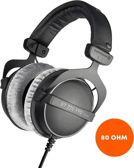 beyerdynamic DT 770 PRO 80 Ohm Over-Ear Studio Headphones