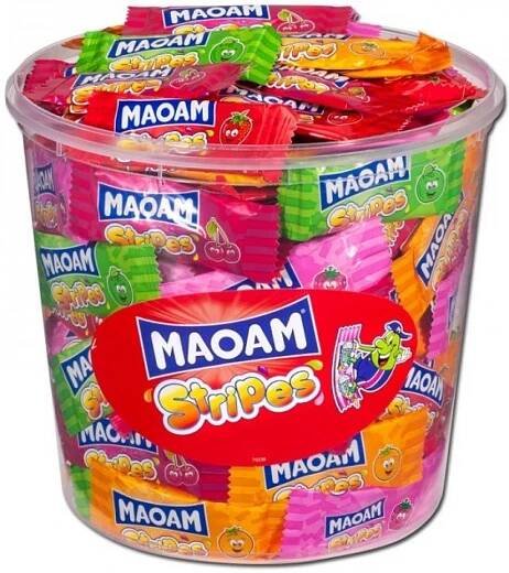 Maoam Stripes Žvýkací bonbony 1050 g