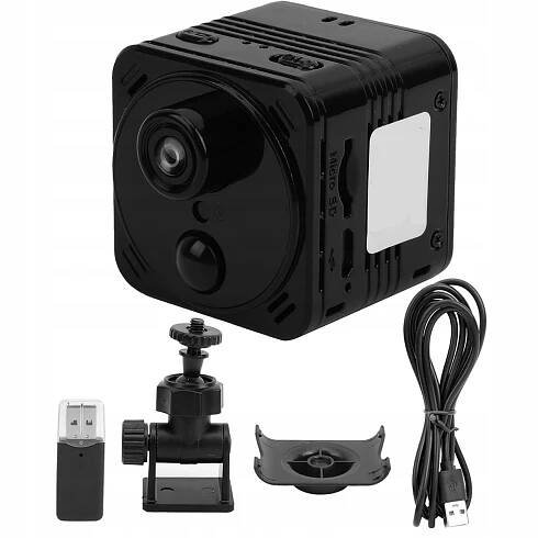 MINI KAMERA, PŘENOSNÁ WIFI MONITOROVACÍ KAMERA 4K HD, DETEKCE POHYBU za 869.00CZK - Allegro