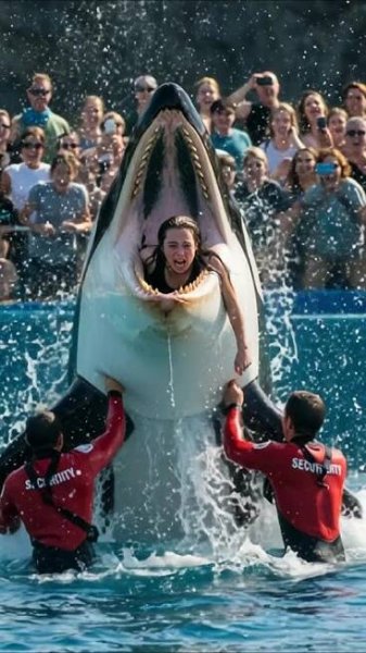 Killer Whale Attack Caught on Camera #jessica #radcliffe #shorts #dolphins #orca