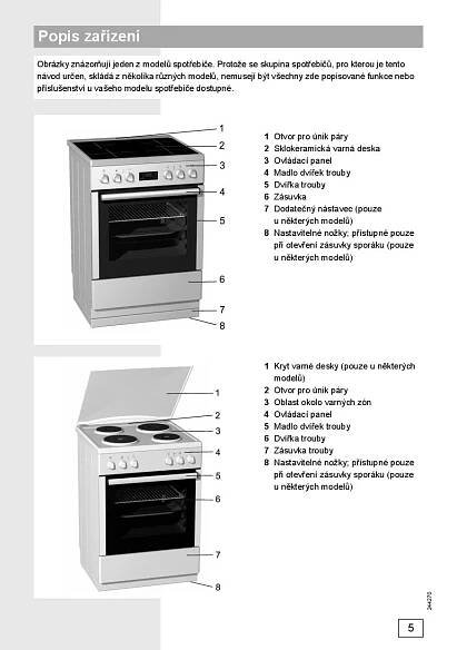 Uživatelská příručka Gorenje EC67337AXG - Zbozi.cz
