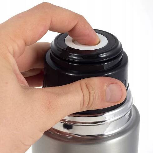 Termos termický 950 ml Kamille – nerezová ocel, vzduchotěsný, stříbrný Váha 0.63 kg