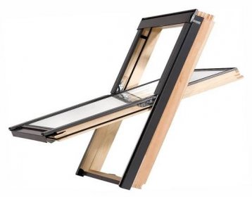 Dřevěné střešní okno - ROOFLITE Solid Pine, M4A, 78x98 cm, dvojsklo