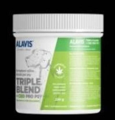 Alavis Triple Blend + CBD pro psy 200 g