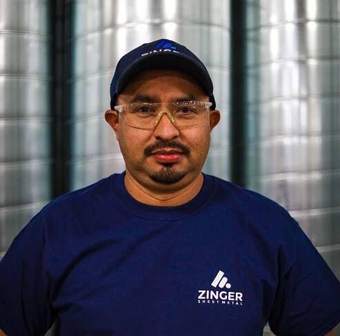 Jose Vazquez Espinoza, Shop Foreman - Zinger Sheet Metal