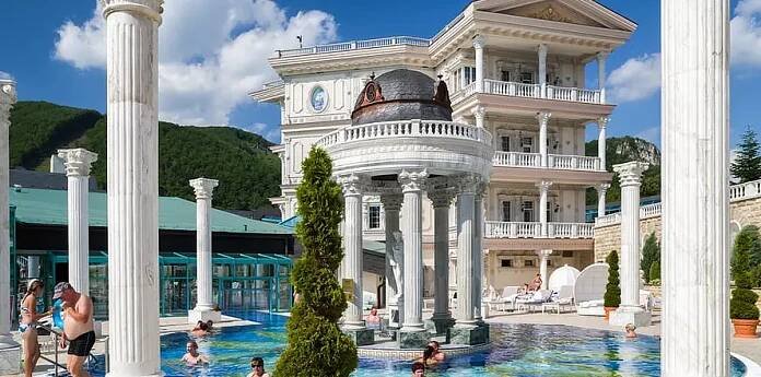 Termální lázně Rajecké Teplice, Slovensko