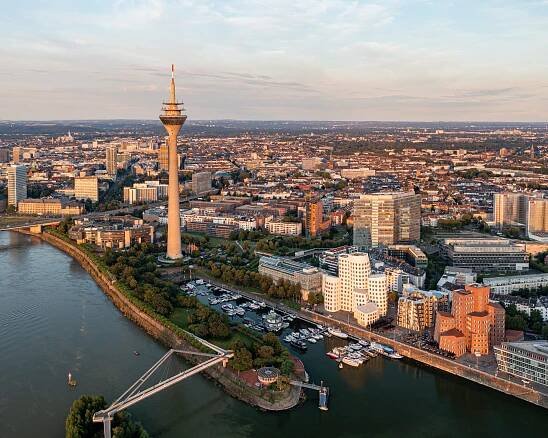 Fahrradwerbung in Düsseldorf - Routenplanung von Ad-Wheels