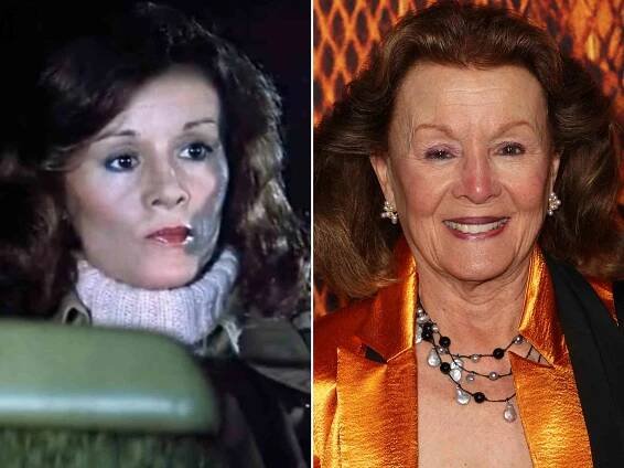 Nancy Stephens as Marion Chambers in 'Halloween II'. ; Nancy Stephens at the costume party premiere of 