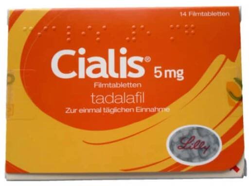 Cialis Tadafil 5 mg 14 tablet Eli Lilly