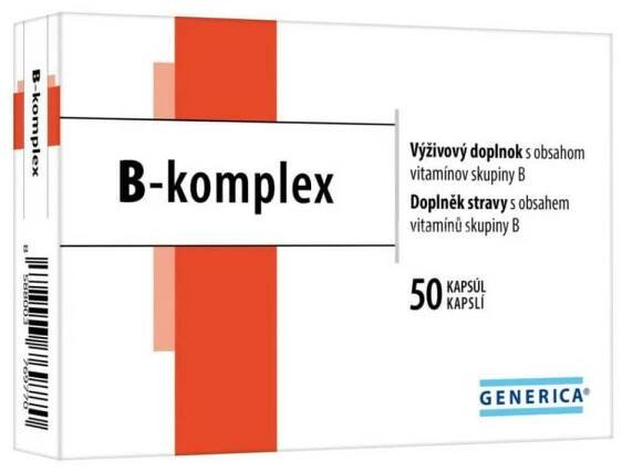GENERICA B-komplex 50 kapslí