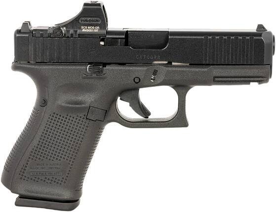 GLOCK 19 Gen5 MOS Pistol with HOLOSUN SCS Reflex Sight  15  1 Round Capacity