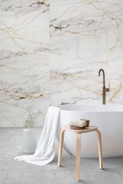 Velkoformátový obkladový panel ROCKO Marble Gold