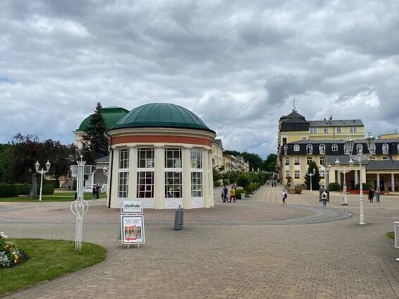 Pavilon Františkova pramene - Františkovy Lázně