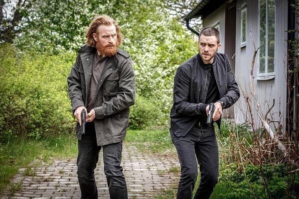 Stíny nad Stockholmem - Rage Room - Z filmu - Kristofer Hivju, Martin Wallström