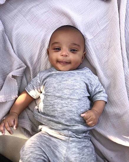 Photos of Kim Kardashian and Kanye West's Son Psalm West