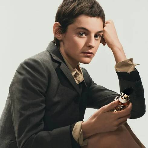 Emma Corrin Talks Natural Beauty, On-Set Skincare & Miutine, Miu Miu’s New Gourmand Scent
