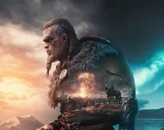AC Valhalla Viking Warrior Wallpaper